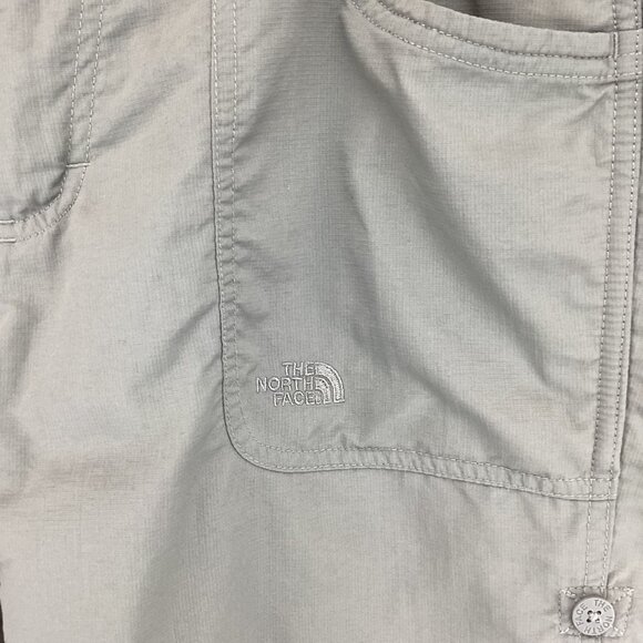The North Face Bermuda Shorts Size‎ 8 Horizon LL Womens Gray Nylon - Picture 4 of 10